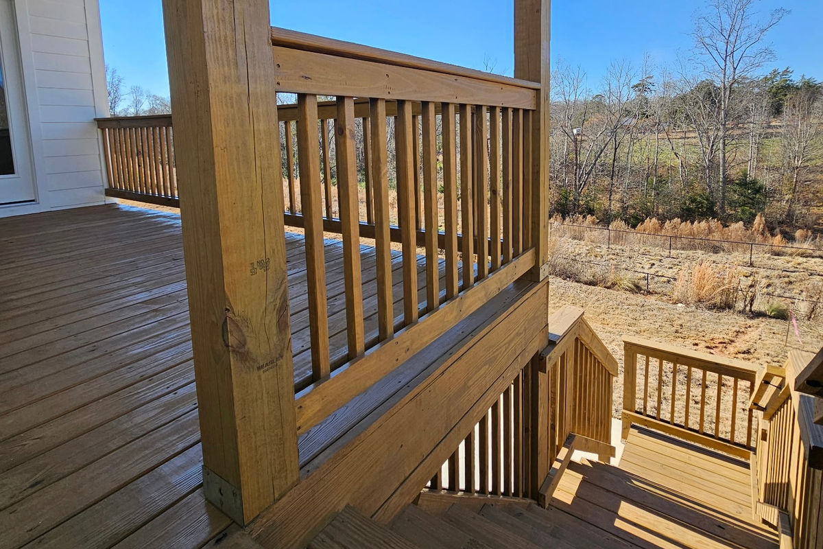 Stained deck in Spartanburg, SC