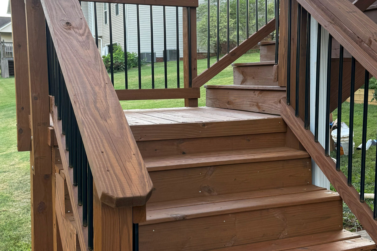 Stained deck in Spartanburg, SC